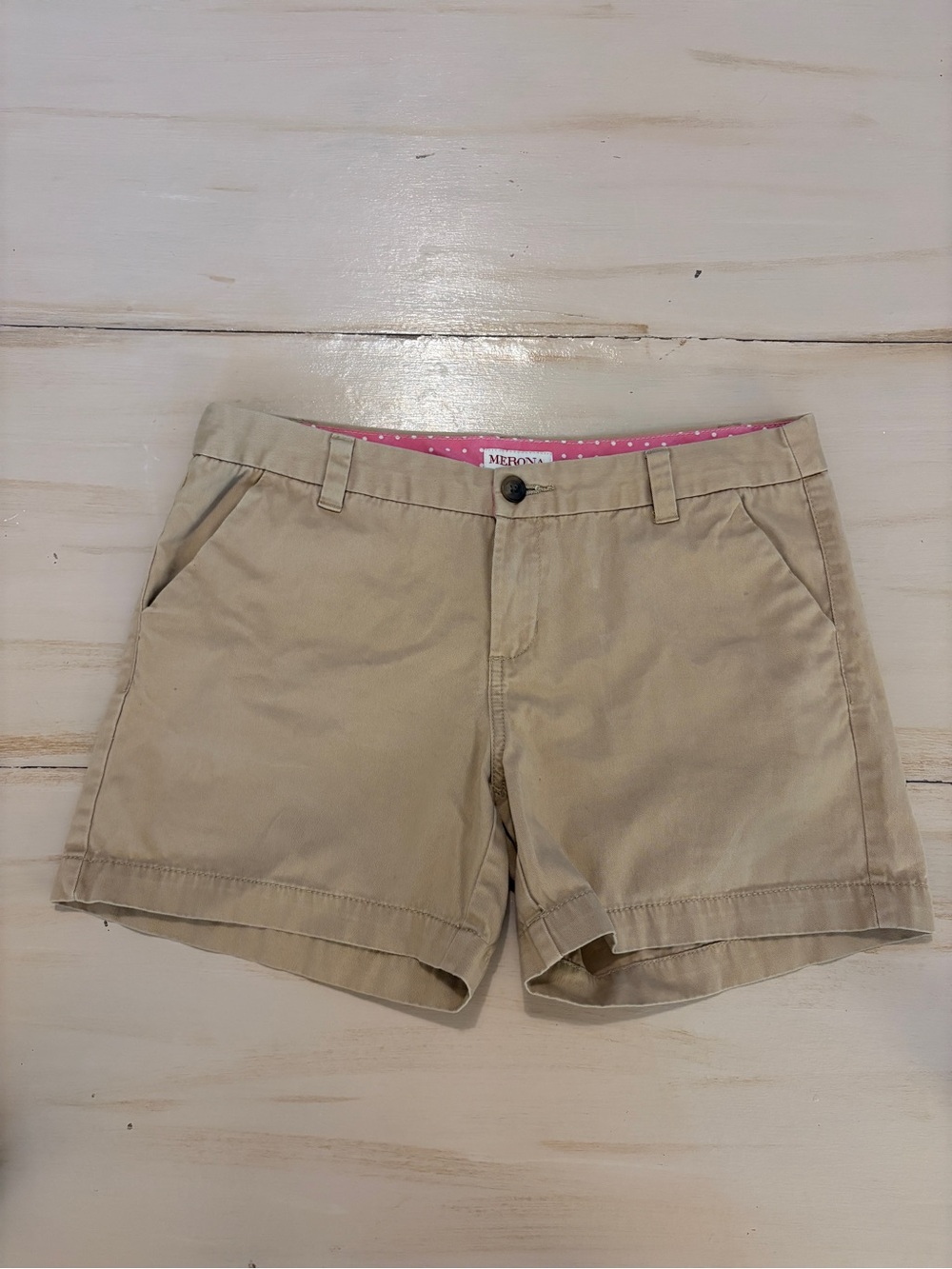 Merona Beige/Tan Women's Casual Cargo Shorts